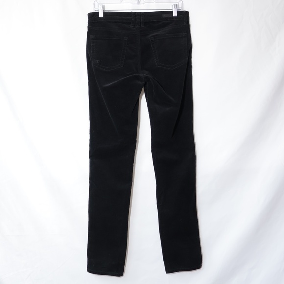 KUT From The Kloth Diana Stretch Corduroy Skinny Black Pants SIZE 6 - Picture 8 of 13